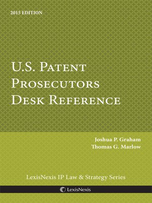 cover image of U.S. Patent Prosecutor's Desk Reference